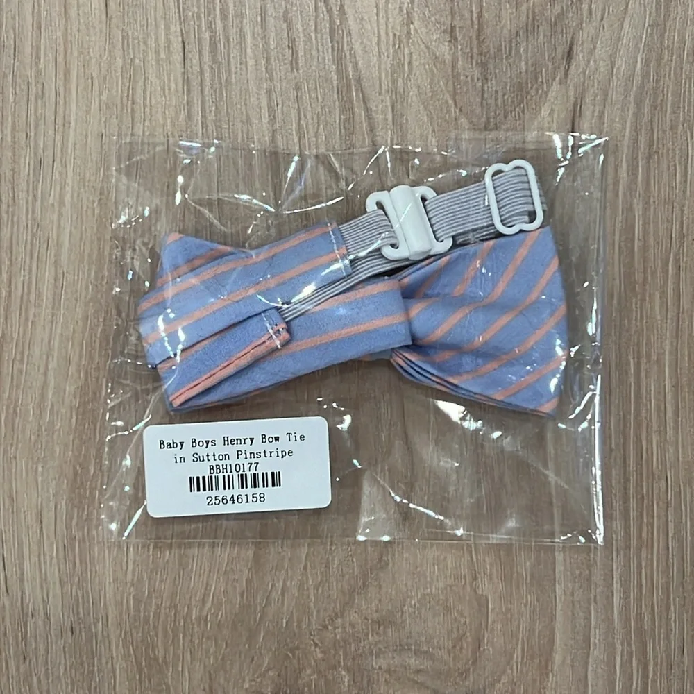 IVY CITY CO BABY BOYS HENRY BOW TIE IN SUTTON PINSTRIPE